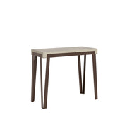 Consolle Allungabile 90-196x40x77 cm Rio Small Cashmere Telaio Ruggine