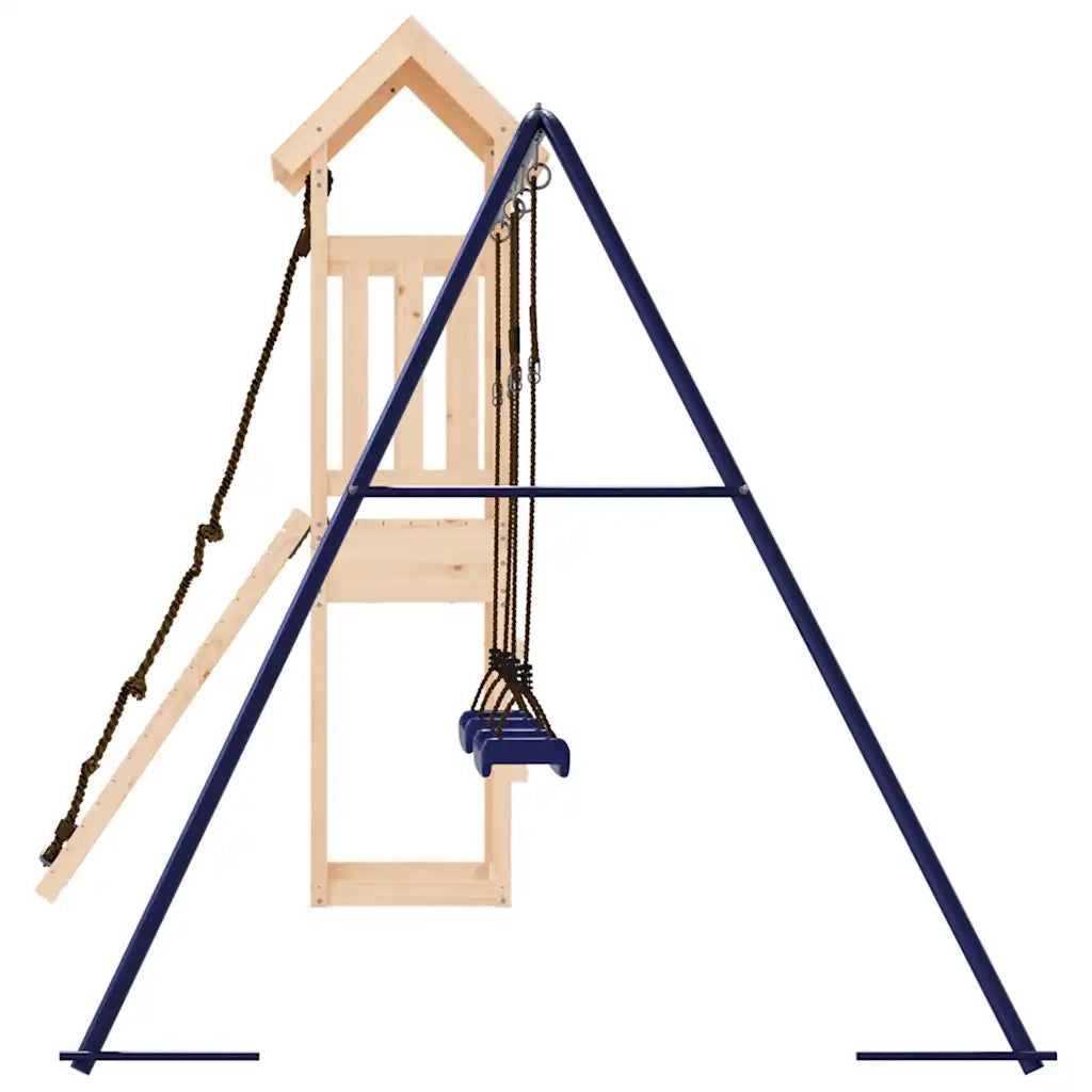 Set da Gioco da Esterno in Legno Massello di Pino 3155816