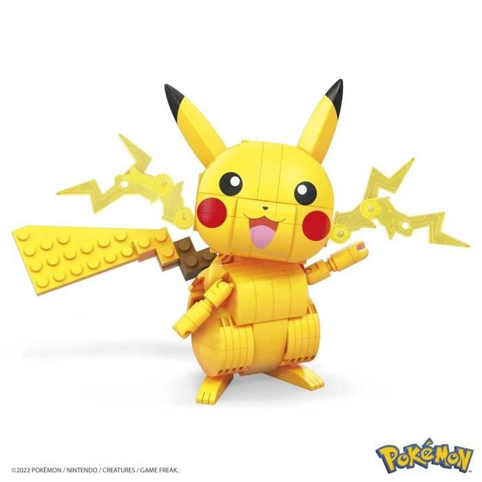 MEGA CONSTRUX Pokémon Pikachu da costruire 10 cm - 6 anni e +