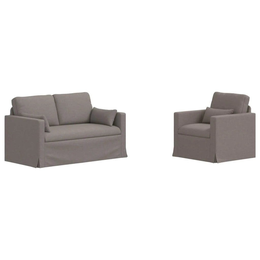 Set di divani 2 pcs Talpa 139 x 78 x 80 cm Tessuto