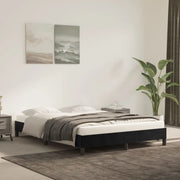 Giroletto senza Materasso Nero 140x190 cm in Velluto 346972