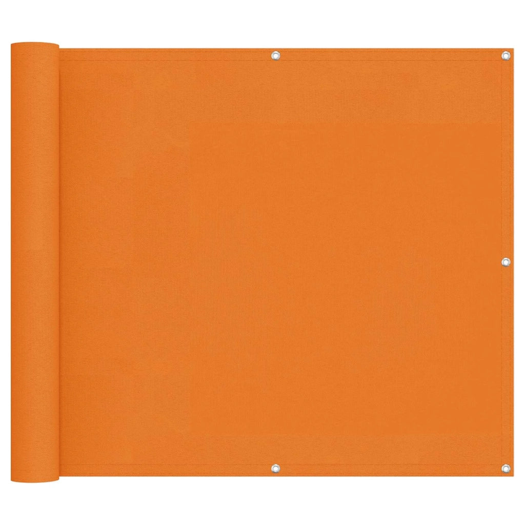 Schermo da balcone-Pannello per balcone Arancione 100 x 600 cm Tessuto Oxford