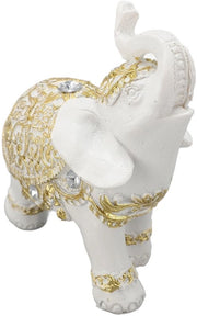 Statua di Elefante - Simbolo di Fortuna e Ricchezza - Decorazione - Realistico Design - Formato Compatto - Statuetta Decorativa