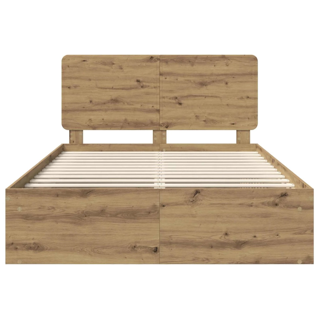Struttura del letto Rovere Artigianale 140 x 190 cm