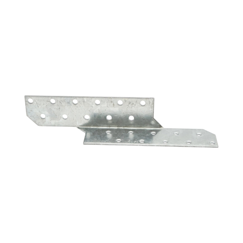 Ancoraggio a cuneo per travetto sinistro 33x33x170mm, spessore 2mm, acciaio zincato