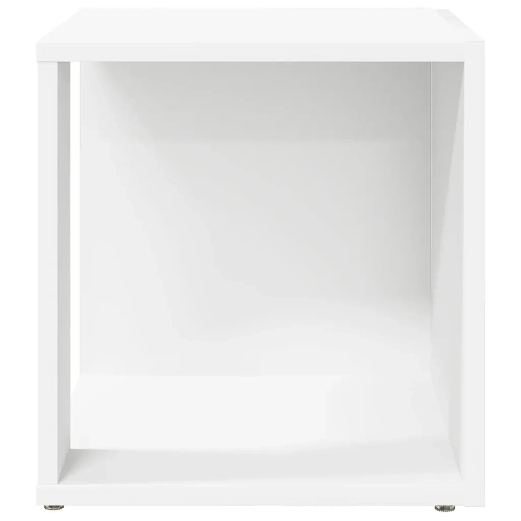 Tavolino Bianco 33x33x34,5 cm in Legno Multistrato