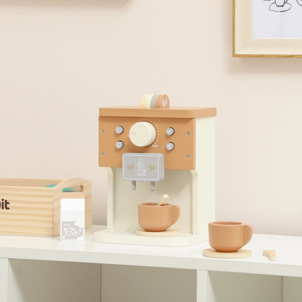 Casetta Giocattolo ¨C zephmum ¨C Legno, Marrone, con Accessori