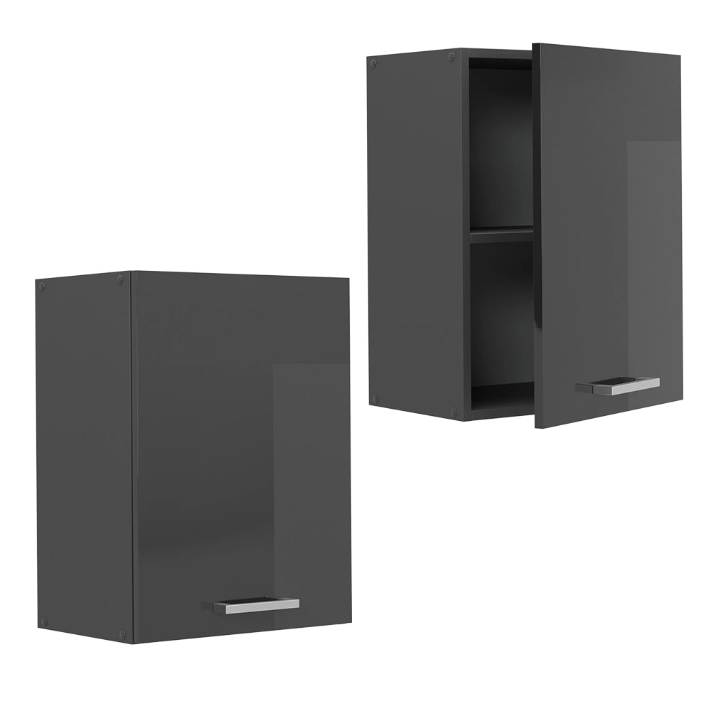 Vicco Pensile da cucina Antracite lucido 45 cm