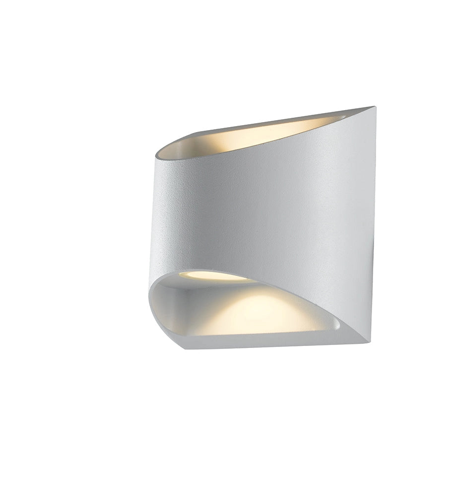 APPLIQUE BIEMISSIONE LED VEYRON BIANCA 7W 840LM CCT 3000K / 4000K IP54 13X6,9X12,3CM