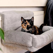 Gabbia Calda per Gatti - Sedia Calda per Gatti con Riscaldamento Fai-da-te Grigio