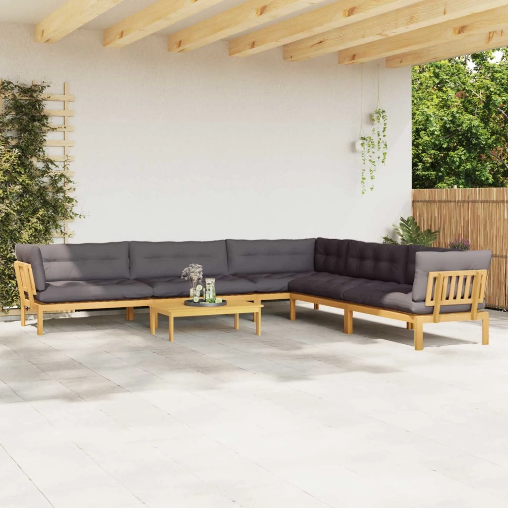 6 Pezzo Unità di divano pallet da giardino 3418302