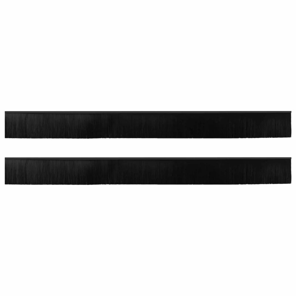 Spazzole per porte autoadesive 2 pz Nero 100 cm CFW6503016