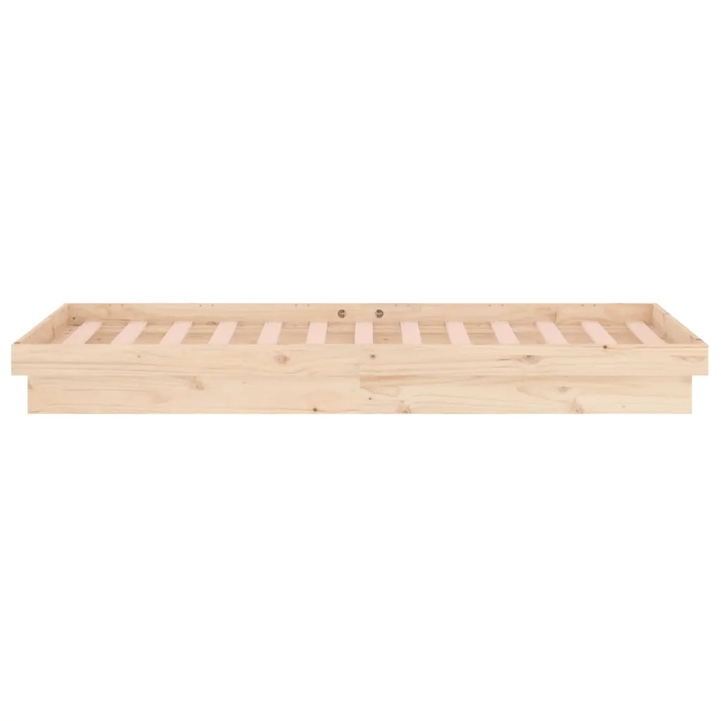 Giroletto con LED-Struttura Letto 90x200 cm in Legno Massello 569767
