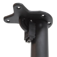Set 4 gambe per tavolo regolabili in altezza 70-110 cm nero Piedi per mobili