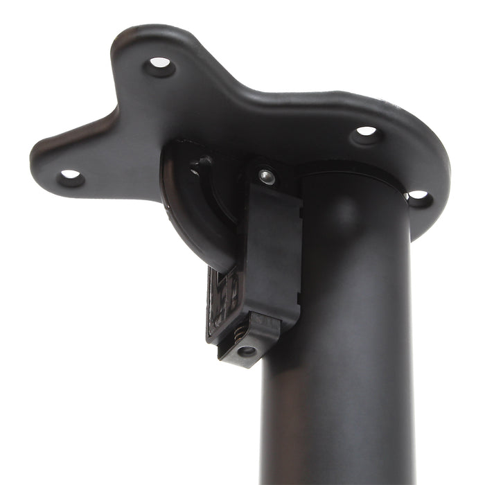 Set 4 gambe per tavolo regolabili in altezza 70-110 cm nero Piedi per mobili