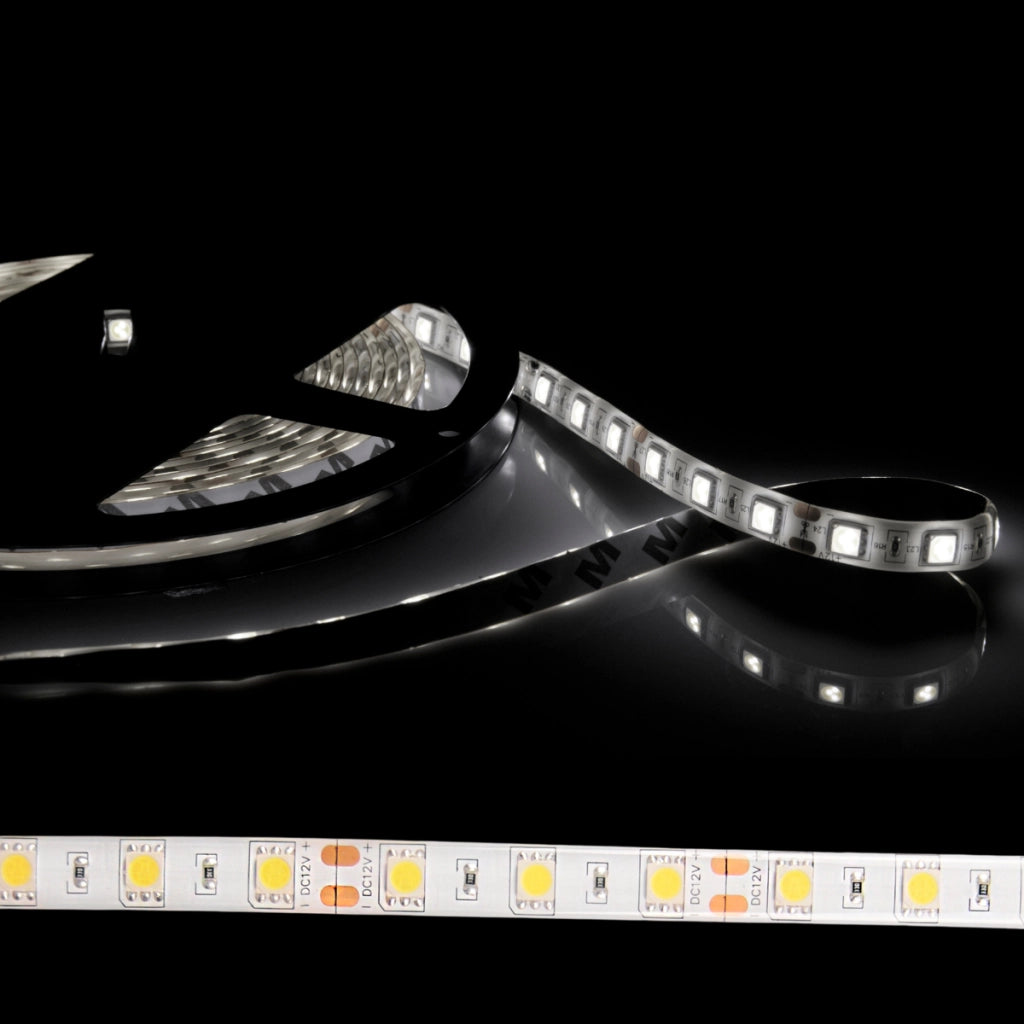 Striscia LED 12V 5m IP65 6500K 2300lm bianco freddo Polux