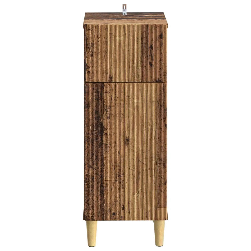 Mobiletto da Bagno ARNHEM Legno antico 30 x 31 x 80 cm 896613