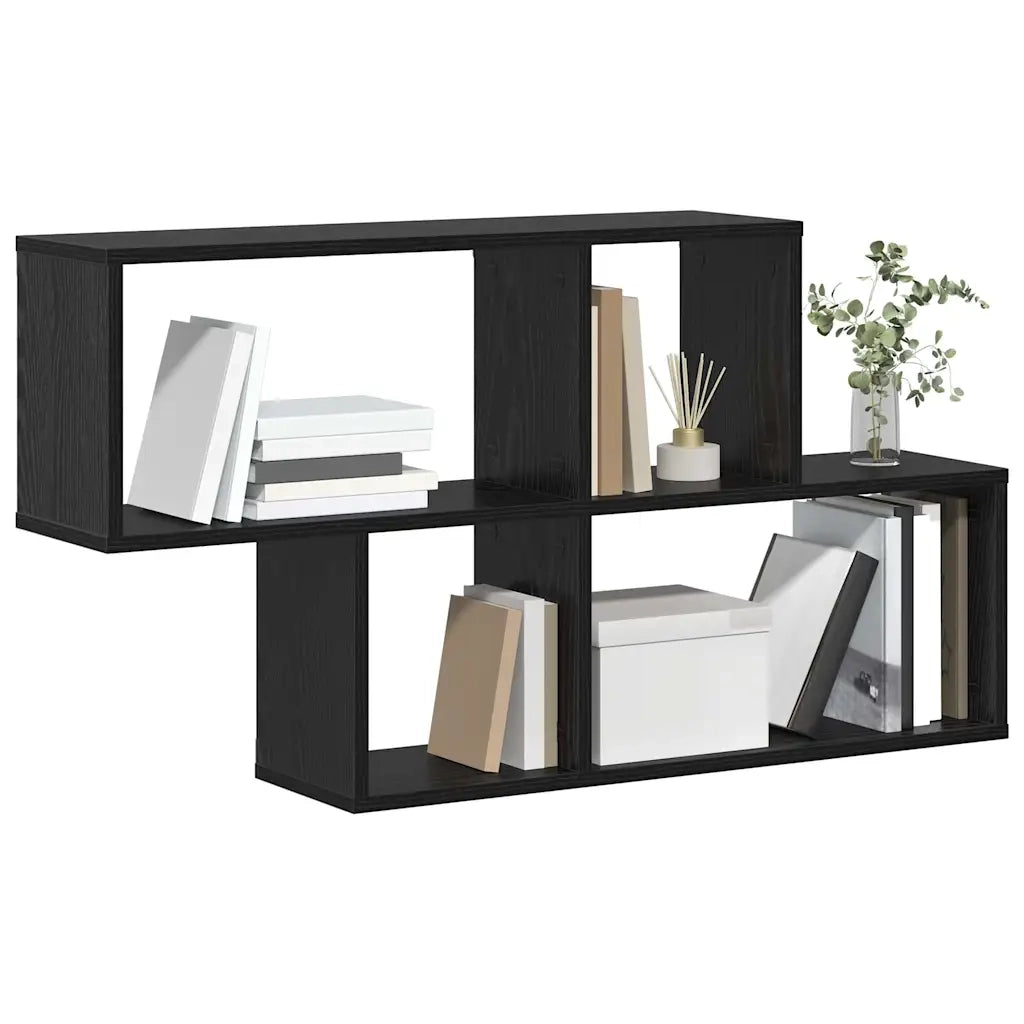 Scaffale da parete A parete Nero Legno ingegnerizzato 869197