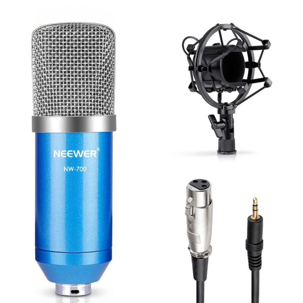 Trade Shop - Microfono A Condensatore Per Studio Radiotelevisivo & Registrazione Jimdl-700 -