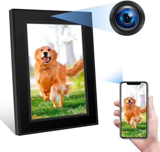 Casa sicura mini-camera per telefoni cellulari con trasmissione in diretta WiFi 1080P per la sicurezza domestica e uffici con rilevamento movimenti e app per monitoraggio.