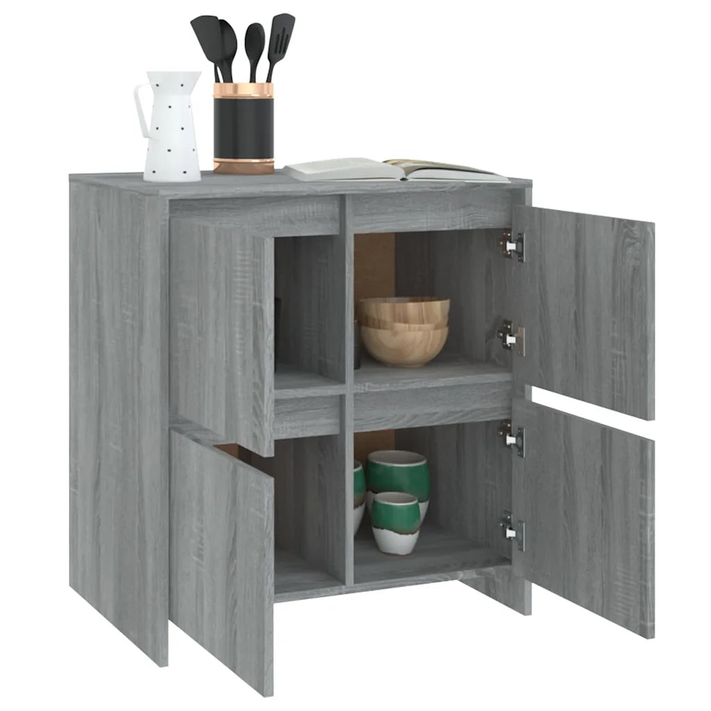 Credenza Grigio Sonoma 70x41x75 cm in Truciolato 813012