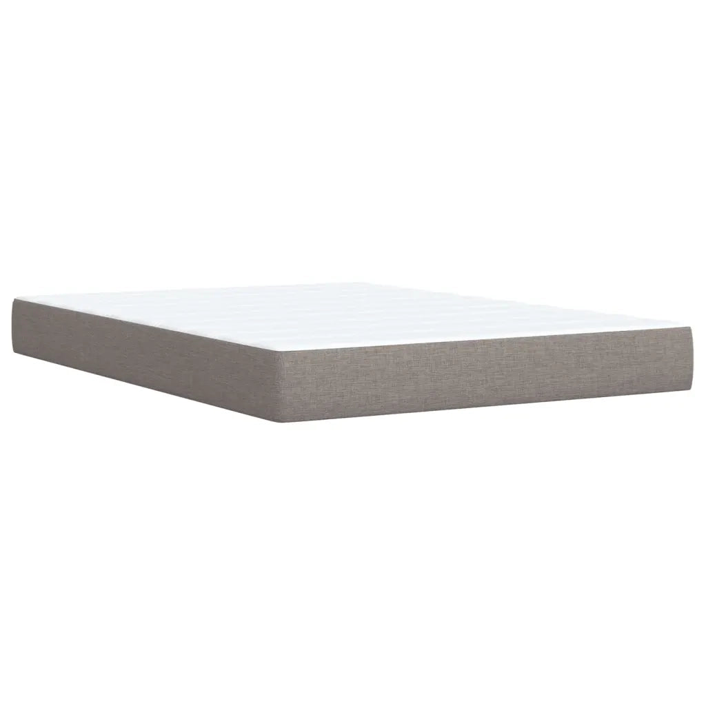 Giroletto a Molle con Materasso Tortora 160x200 cm in Tessuto 3290543