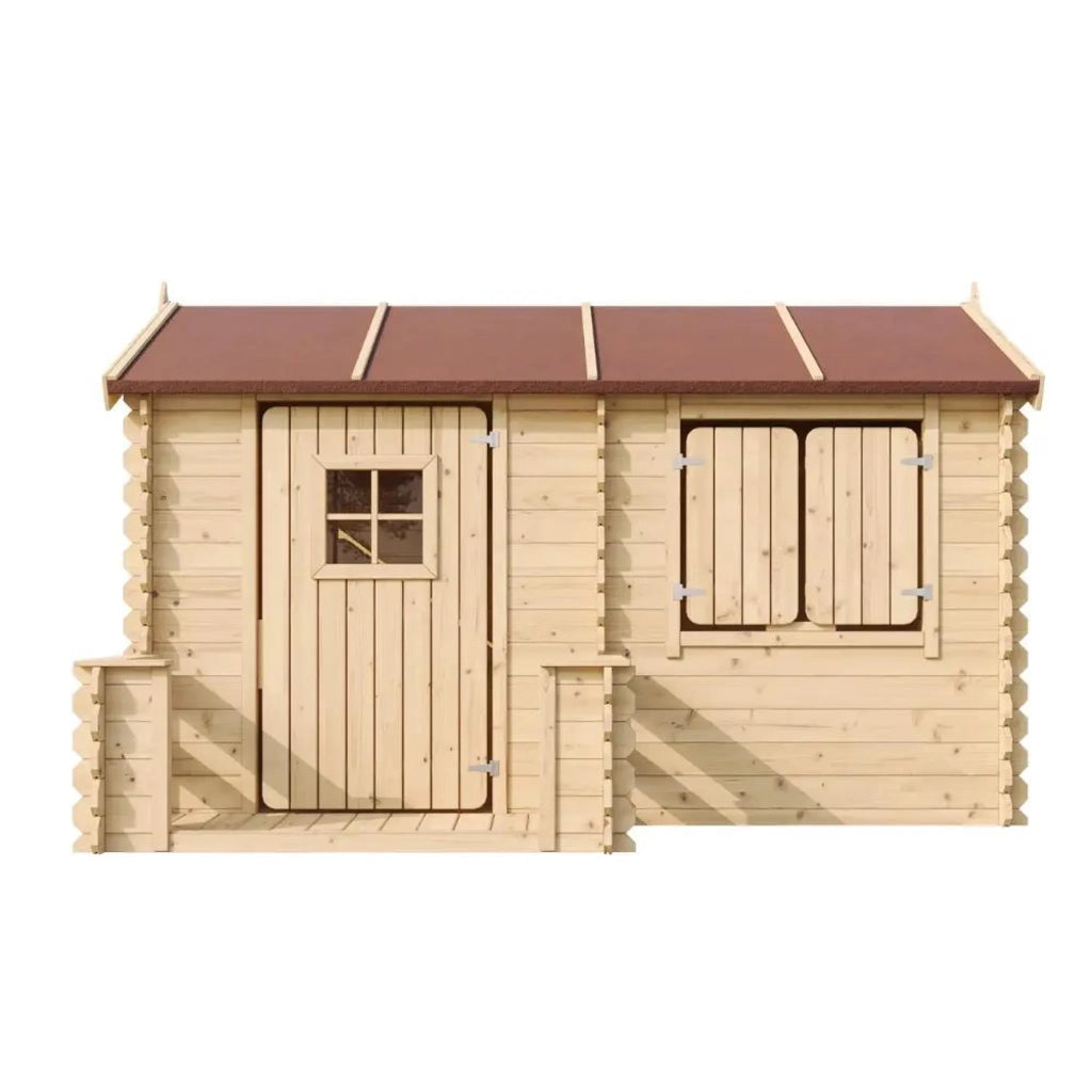 Casetta legno per bambini -  L184xL241xA151cm/ 2.63m2 - Timbela M503