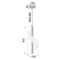 Lampada Led App1550-cp Gold