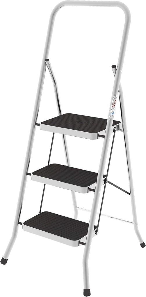 Scala a 3 gradini con tappeto antiscivolo made in italy mod.Security COLOMBO