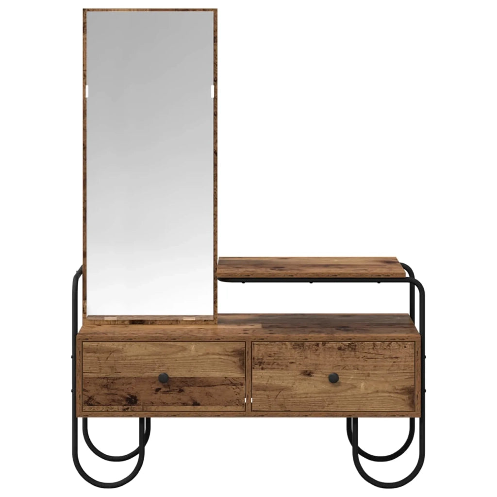 Tavolo da Trucco con cassetto Legno antico Legno ingegnerizzato 8007687