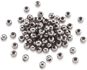 Kralen a distanza 1000 pezzi - 4 mm Kralen rotondi - Kralen metallici - Acciaio inox 304 - Creazione di gioielli - Resistente alla corrosione e alle macchie - Kralen per gioielli