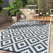 Tapijt Acquaplanare per Giardino - 120x180cm - Pianale Leggero per Terrazza - Protezione Ultravioletta - Tapijt Portatile - Tapijt facile da Pulire - Pianale per Esterno e Interno realizzato con Plastico Riciclato - Adatto per Picnic, Spiaggia e BBQ