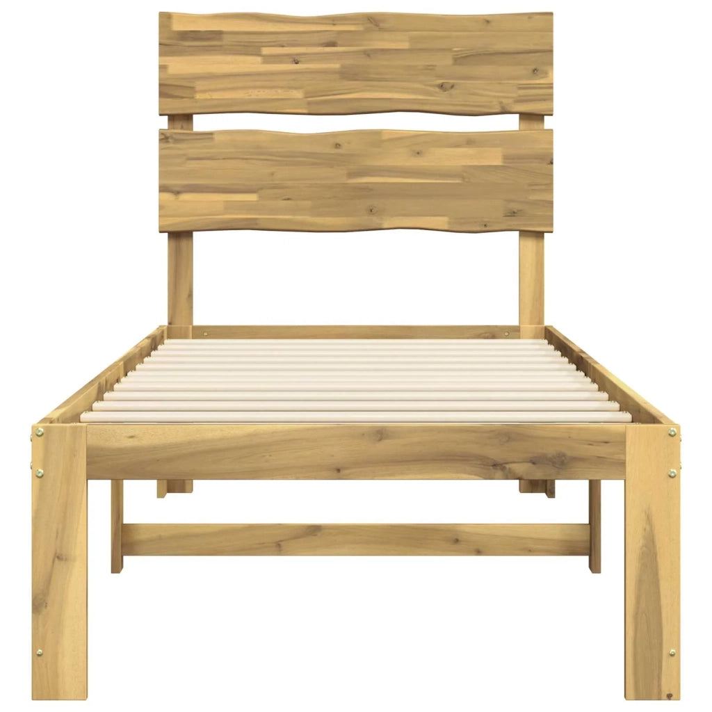 Letto Singolo con Testiera ROSTOCK Bianco 100 x 200 cm 903502
