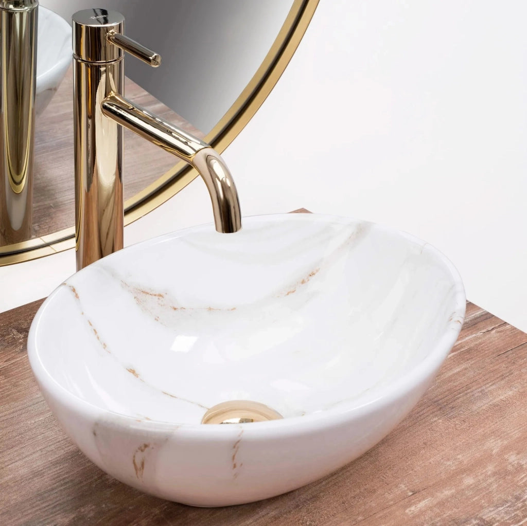 Lavabo Da Appoggio Rea Sofia Mini Shiny Aiax
