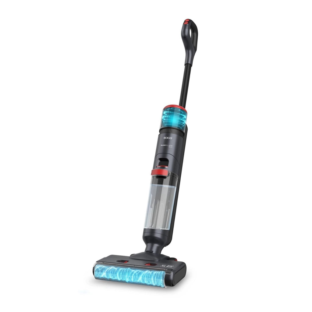 Aspirapolvere lavapavimenti senza fili 2 in 1, aspira e lava con batteria 28,8V e autonomia 50 min, doppio filtro HEPA - Sogo