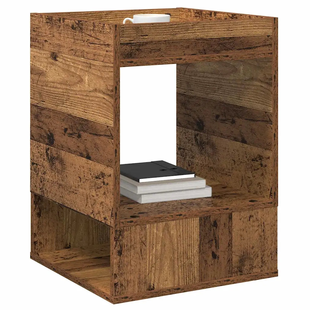 Tavolino 2 pcs Legno vecchio 40 x 40 x 56 cm Legno multistrato 890957