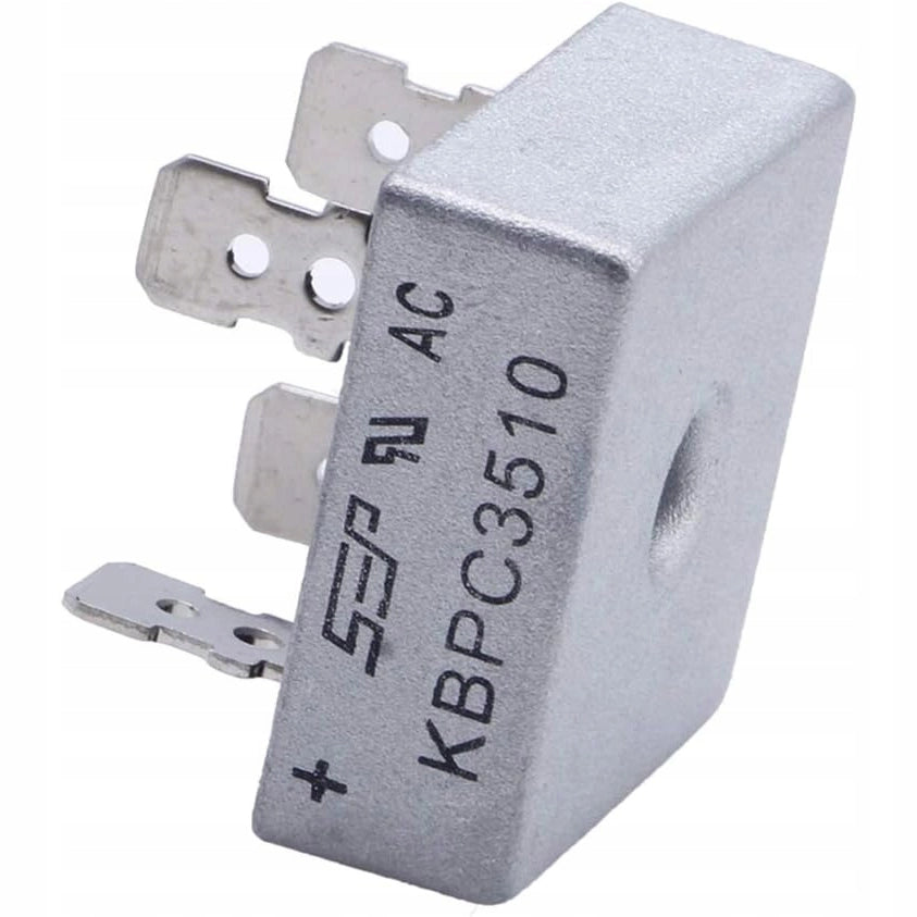 Ponte Raddrizzatore KBPC5010 – Corrente Massima 50A, Tensione 1000V | Dimensioni 29x29x11mm