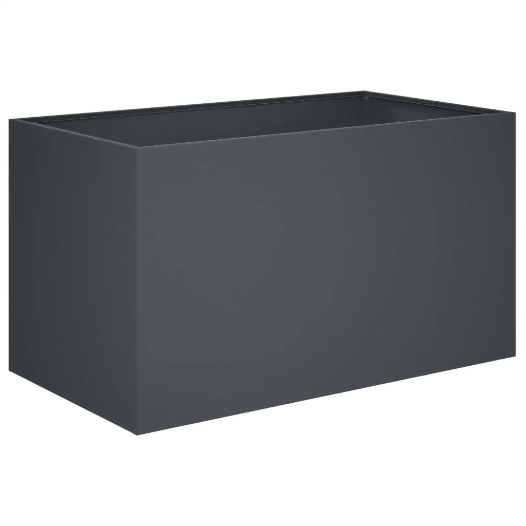 Vaso da giardino Antracite 80 x 50 x 50 cm 8005264