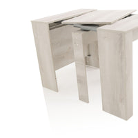 Consolle Allungabile 54/252x78,5x78 cm in Melamina Pino Bianco