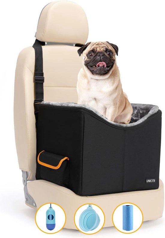 Sedile per cani per piccoli cani, sedile per cani trasformabile, sedile per cani, sedile per cani per auto, sedile per cani per passeggero per sedile posteriore, per auto
