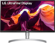 27UL850 Monitor 27" UltraHD 4K LED IPS HDR, 3840x2160, AMD FreeSync 60Hz, HDMI 2.0 (HDCP 2.2), Display Port 1.4, USB-C, USB Hub, Speaker Stereo, Uscita Audio, Flicker Safe, Stand Pivot, Bianco