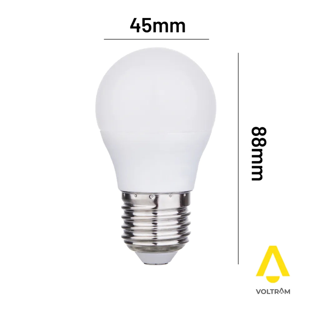 Lampadina LED E27 9W 850LM G45 bianco caldo 3000K