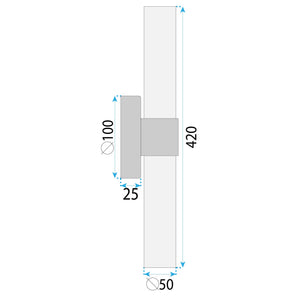 Applique Da Parete Led Lhj070-w Gold