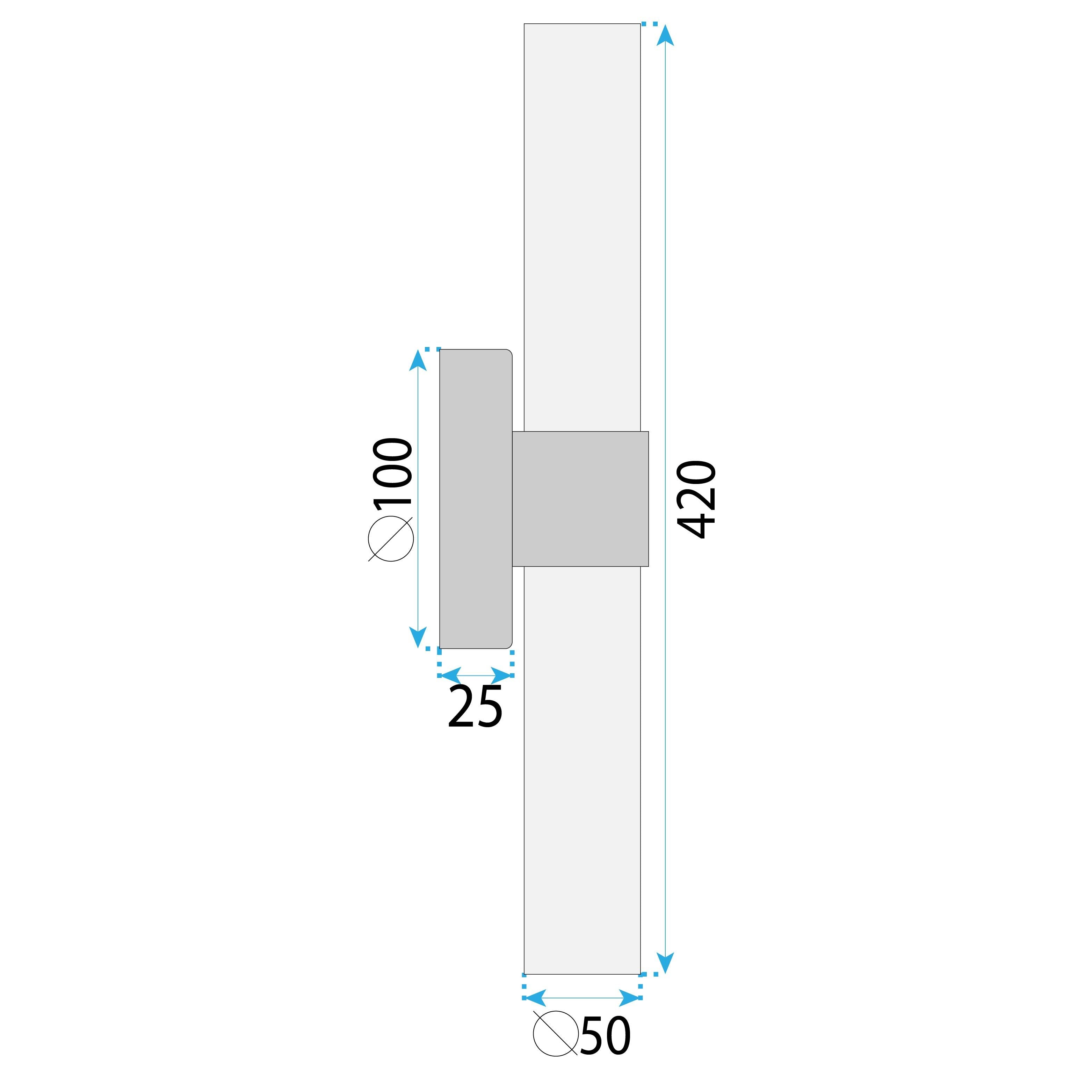 Applique Da Parete Led Lhj070-w Gold