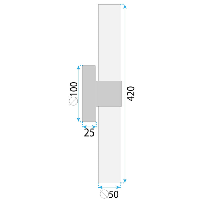 Applique Da Parete Led Lhj070-w Gold