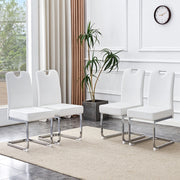 Sedie da Pranzo Imbottite Set 2 Pezzi ¨C MINIMAL ¨C Bianche Design Moderno