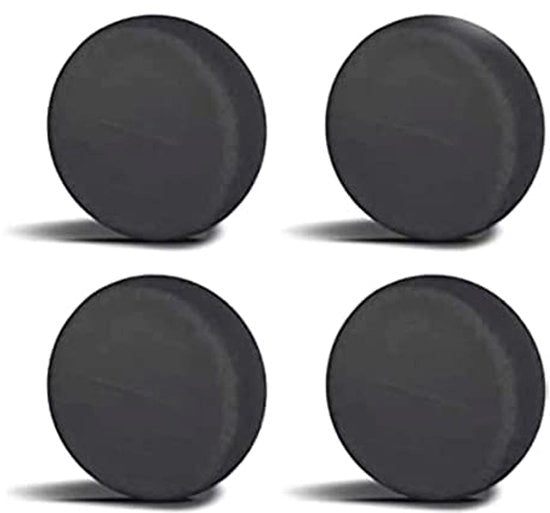 Set di coperture per cerchi in gomma acqua-resistenti per veicoli RV - 4-Pack coperture cerchi per camper con protezione UV, universale per rimorchi e auto