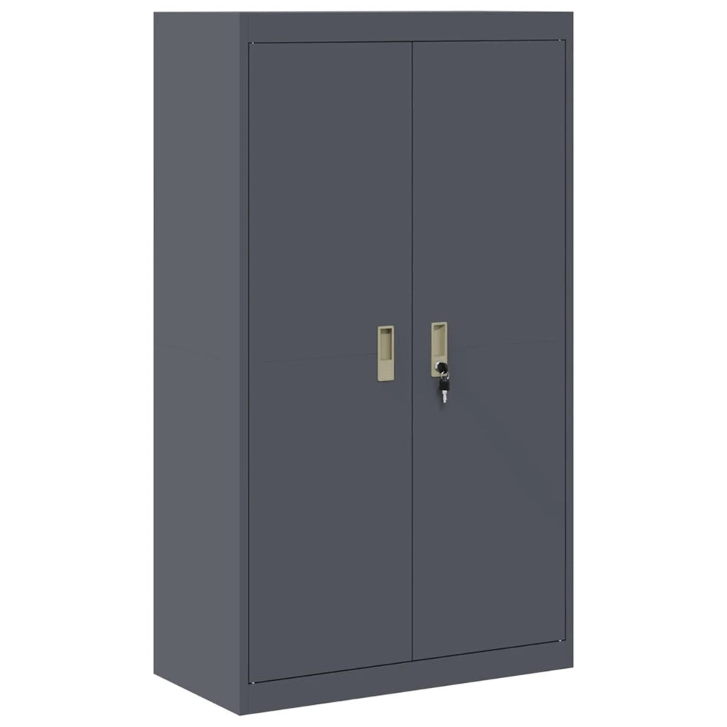 Armadio Antracite 80 x 40 x 140 cm Acciaio