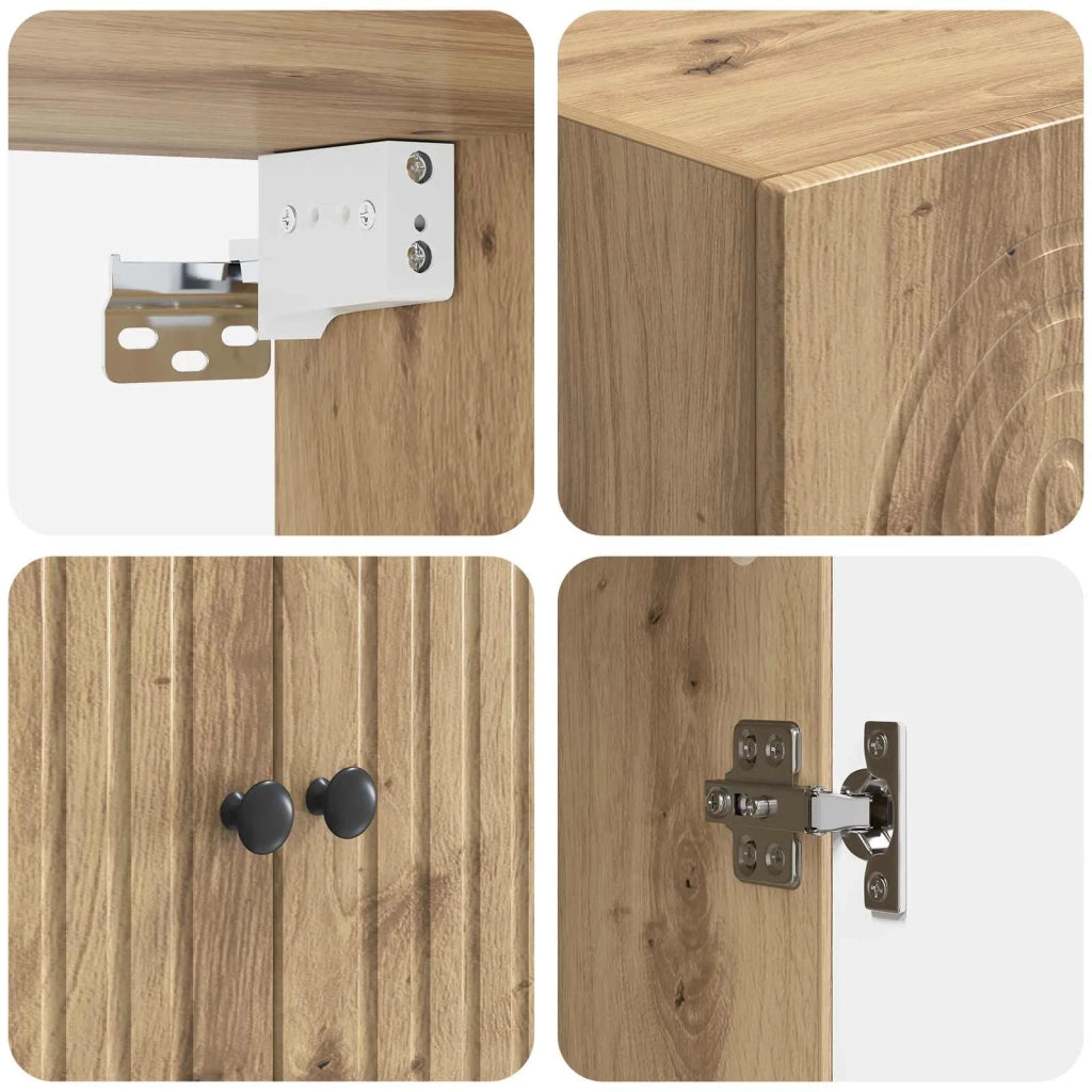 Mobiletto a muro 59 x 31 x 60 cm Legno ingegnerizzato 898074