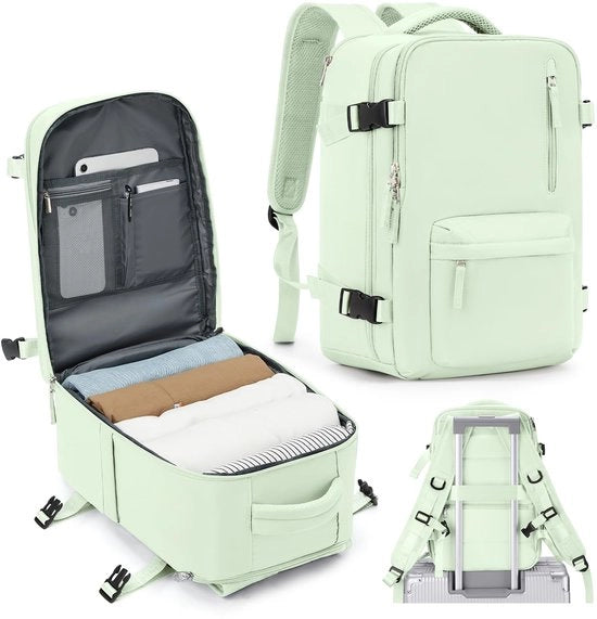 Borsa a Mano per Viaggio con Dimensioni 40x20x25 cm, Impermeabile, per Laptop da 14 Pollici, Borsa da Viaggio per Uomo